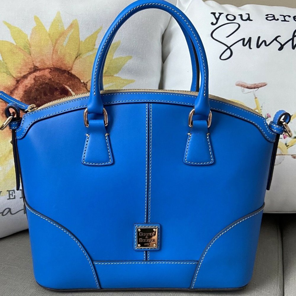 Dooney & Bourke Royal Blue Emerson Domed Satchel